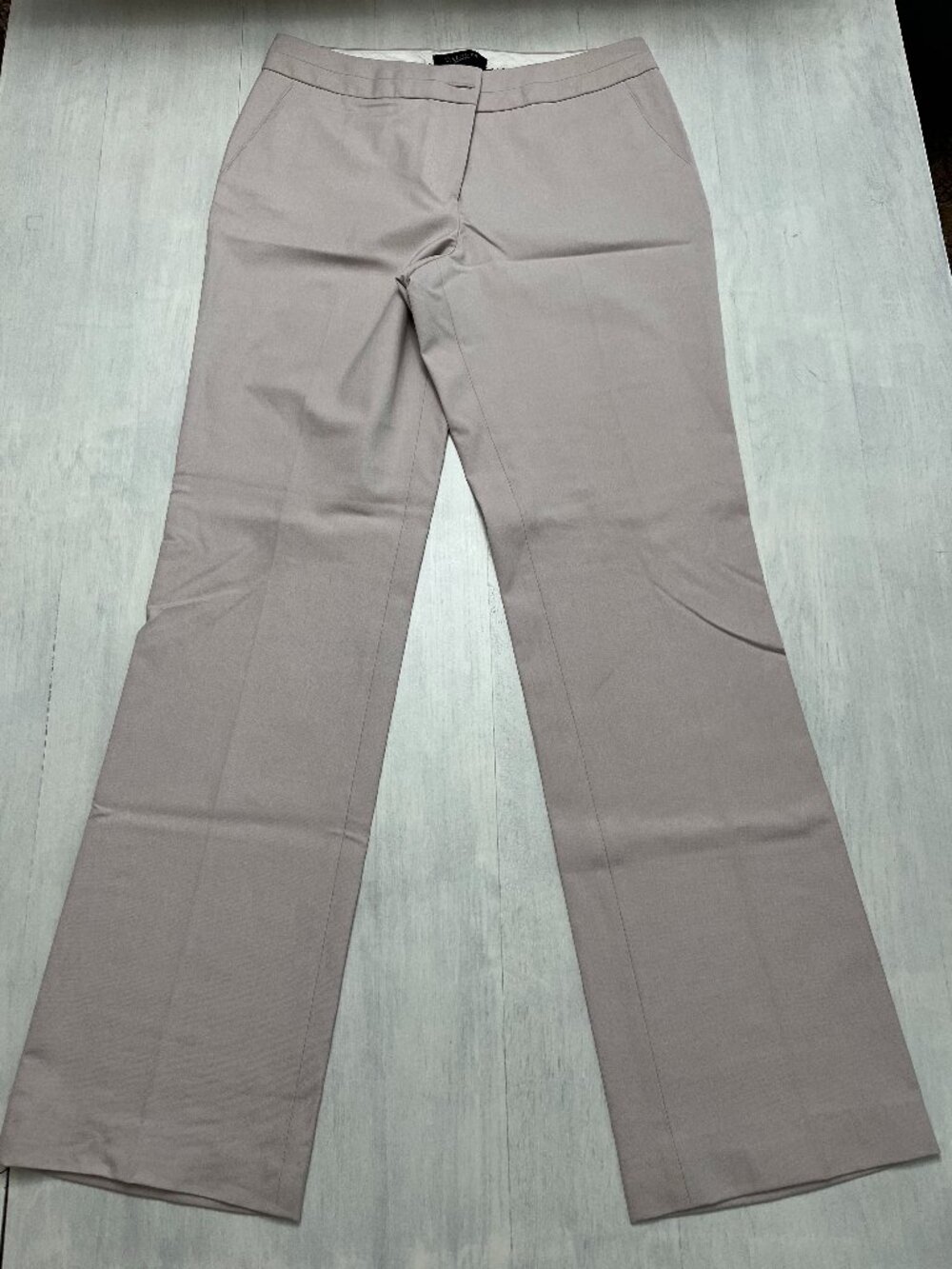 Talbots Signature Boot-Cut Trousers in Tan